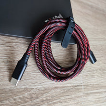 Lade das Bild in den Galerie-Viewer, *NEU* USB C Kabel mit Magnetkopfanschluss auf alle Geräte, 100 Watt/5 Ampere (ohne Konnektoren)
