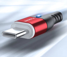 Lade das Bild in den Galerie-Viewer, Das eine Kabel für alle Geräte. Nie wieder suchen mit den magnetischen, nylongebundenen Kabeln und Konnektoren von magnetic-fuel.de
