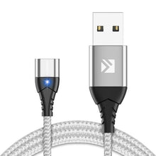 Lade das Bild in den Galerie-Viewer, Das eine Kabel für alle Geräte. Nie wieder suchen mit den magnetischen, nylongebundenen Kabeln von magnetic-fuel.de
